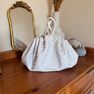 SIMON MILLER VEGAN SCRUNCH BAG /NEVER used
Macadamia Checkered